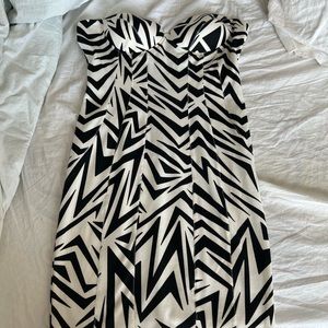 Strapless bodycon dress